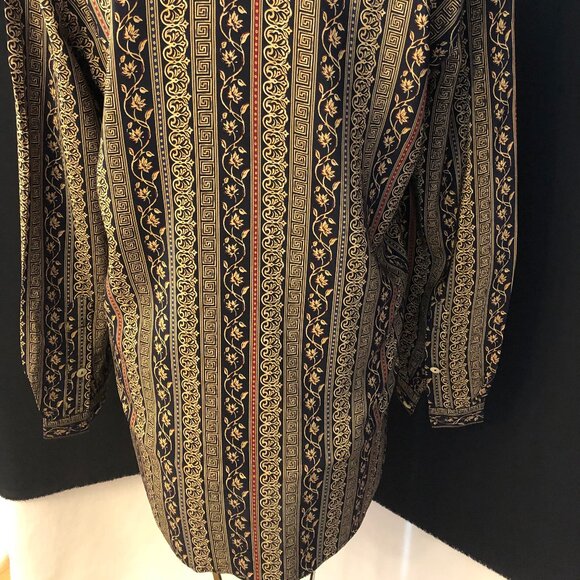 Elegant Liz Claiborne Button Down Silk Shirt: Size 10 - Picture 13 of 15